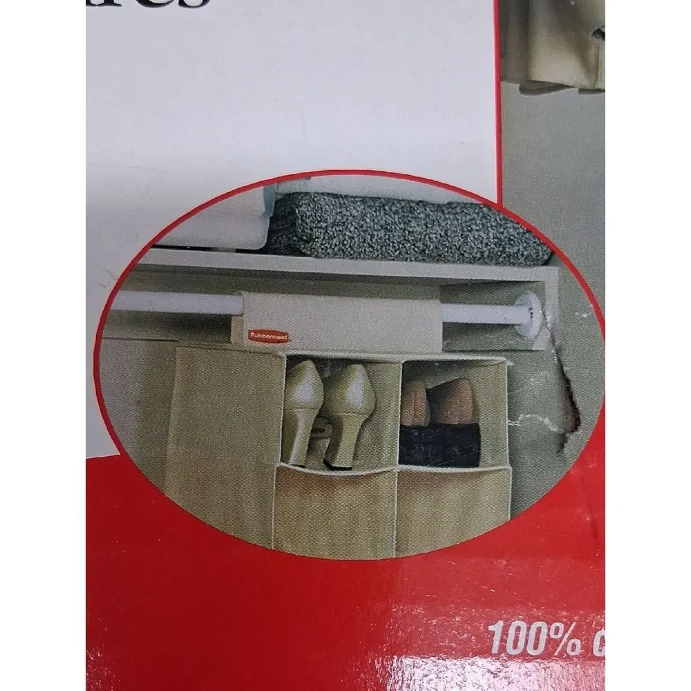 RUBBERMAID 8‎ Pair Shoe Organizer With Hamper